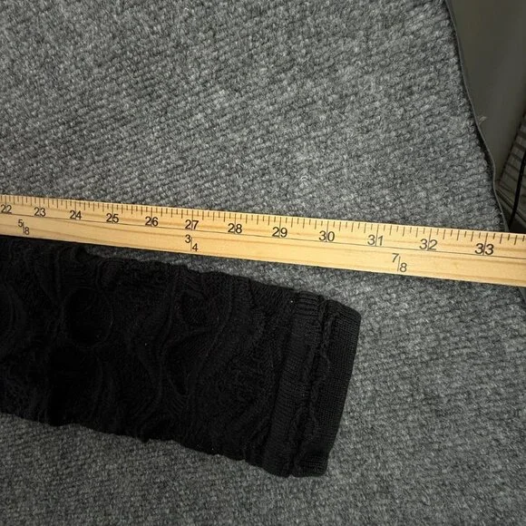 COOGI Australia Black 3D Textured Knit Sweater Pullover Cotton Small Ladies - Picture 16 of 16